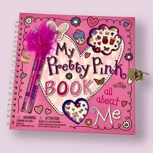 My Pretty Pink Book All About Me Children’s Activity Book With Key & Locket